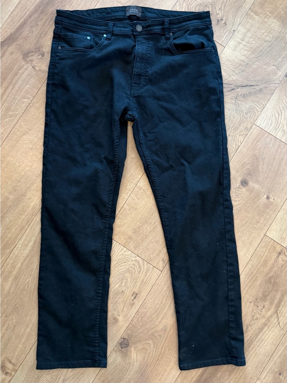Jachs Black Men's Slim Jeans